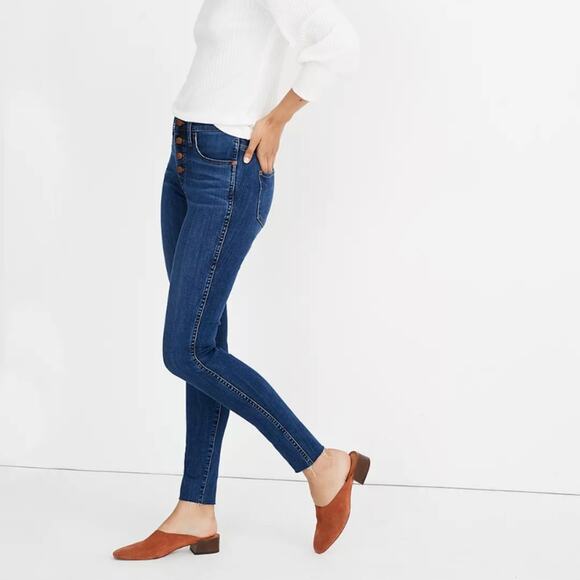 Madewell High-Rise Skinny Jeans Brinville Wash 23 - Picture 5 of 15